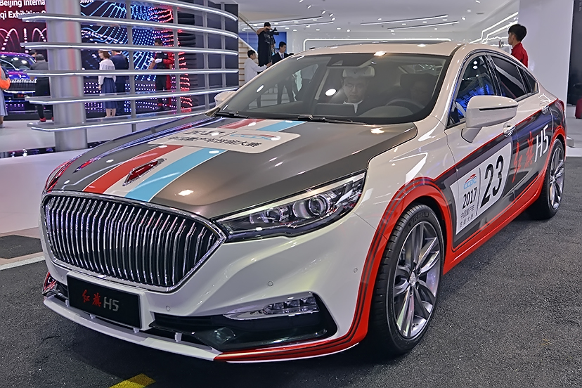 红旗h5赛车